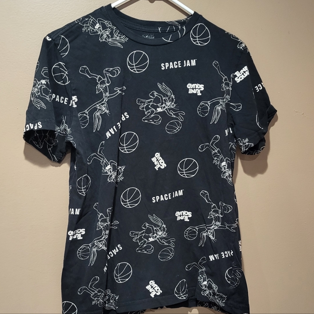 Space Jam Bugs Bunny Black Tshirt